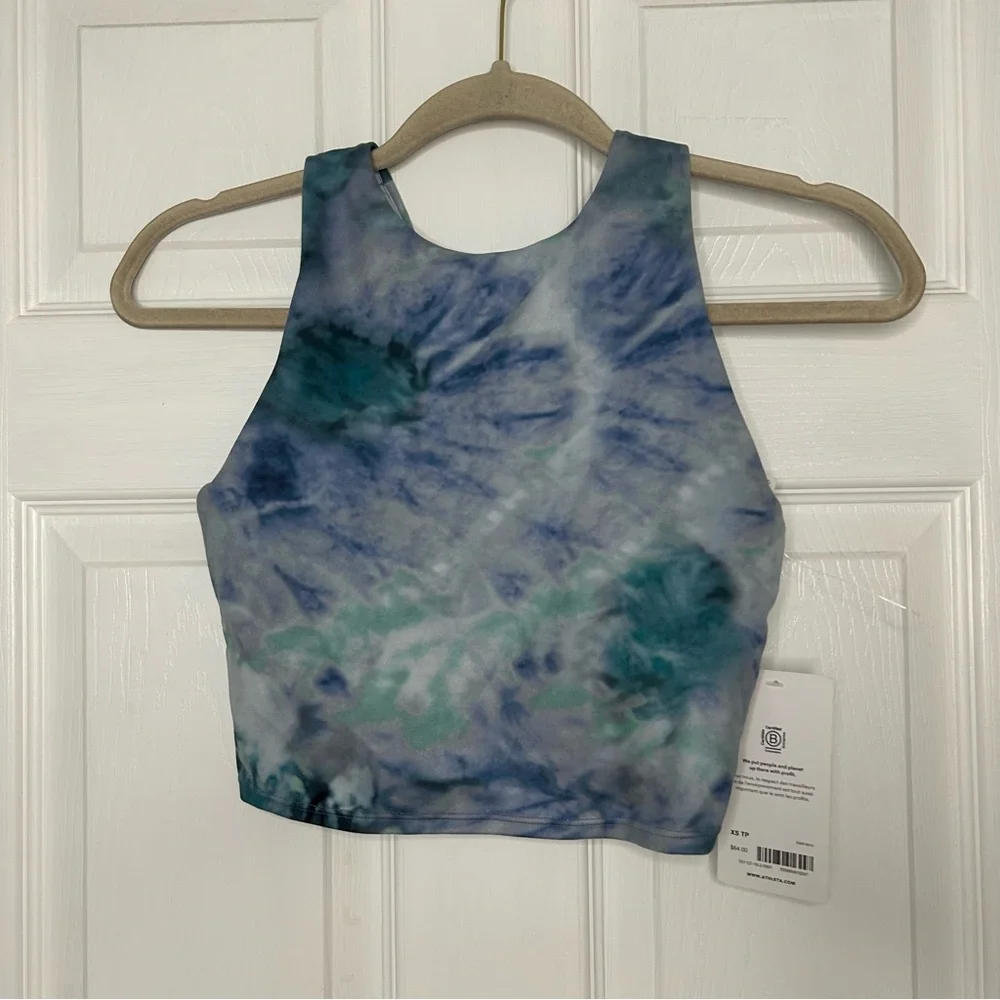 Athleta Conscious Crop Printed Bra